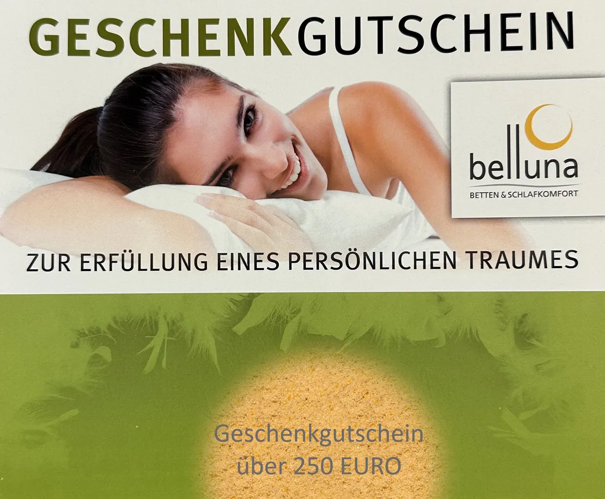 Geschenkgutschein im Wert von 250 EUR